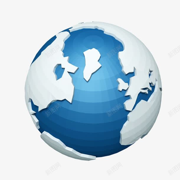 科技地球png免抠素材_88icon https://88icon.com 一个 卡通 圆形 地球 手绘 白色 科技 蓝色