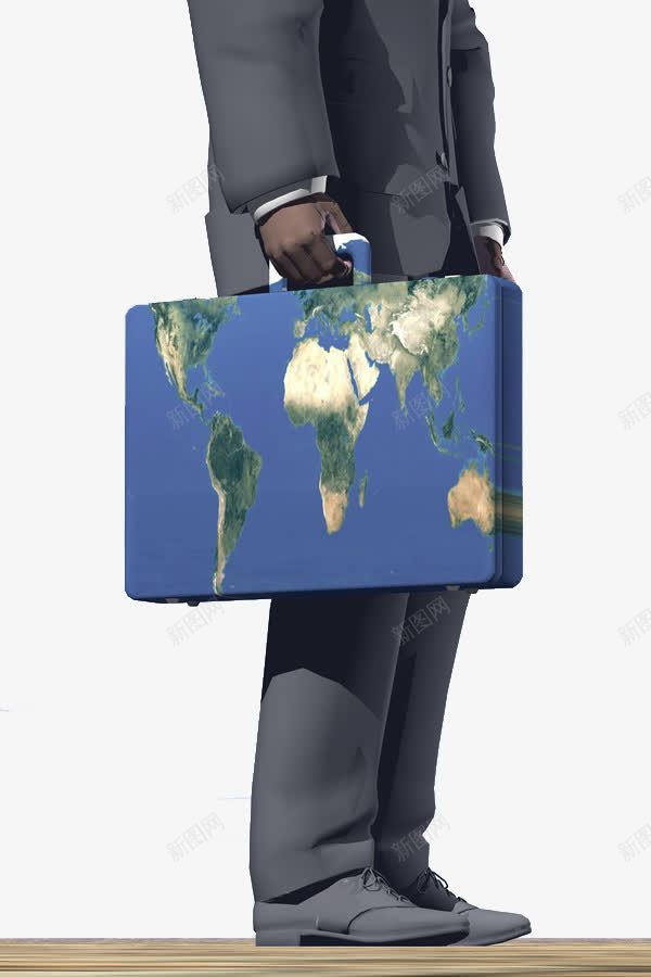 商务男手提地图公文箱png免抠素材_88icon https://88icon.com 商务男 地图 箱子