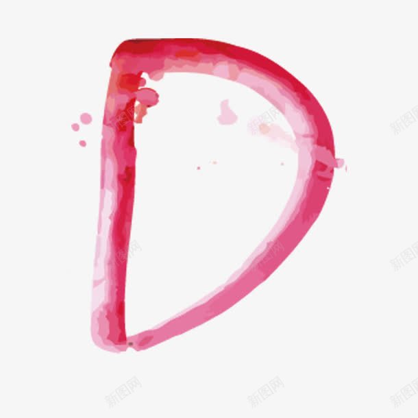 水彩字母Dpng免抠素材_88icon https://88icon.com D PNG图形 PNG装饰 字母 水彩 装饰