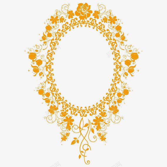 花纹镜框png免抠素材_88icon https://88icon.com 花朵 花瓣 装饰品 镜子