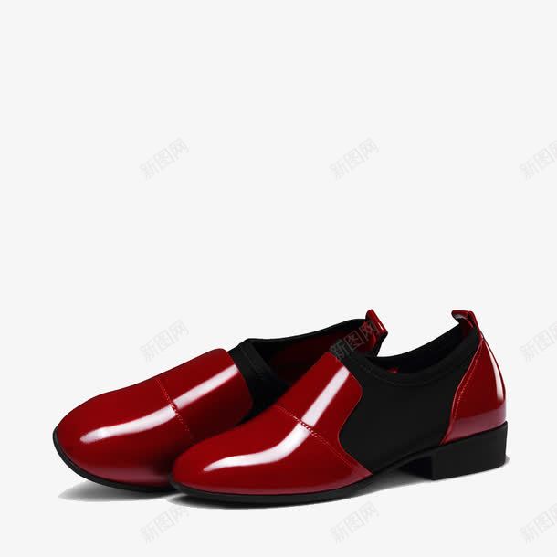 真皮女单鞋png免抠素材_88icon https://88icon.com 中跟 产品实物 圆头 女鞋 平底 红色