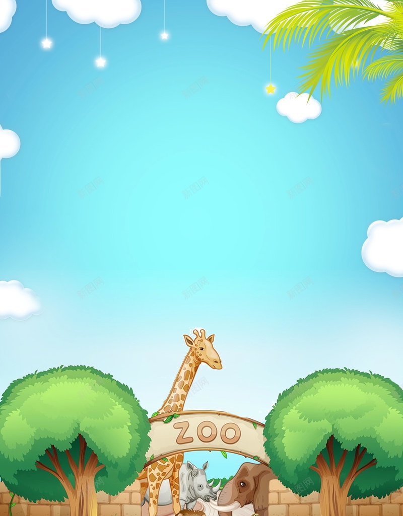 卡通清新欢乐动物园背景模板psd设计背景_88icon https://88icon.com PSD源文件 PSD素材 分层文件 动物世界 动物园 卡通 欢乐动物园 清新 背景模板 背景海报 背景素材 野生动物 高清背景
