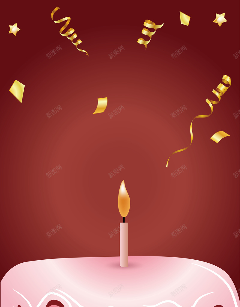 生日蛋糕彩带派对手绘海报背景矢量图ai设计背景_88icon https://88icon.com 丝带 儿童 庆祝 彩带 手绘 气球 派对 满月礼 生日 生日蛋糕 蜡烛 质感 矢量图