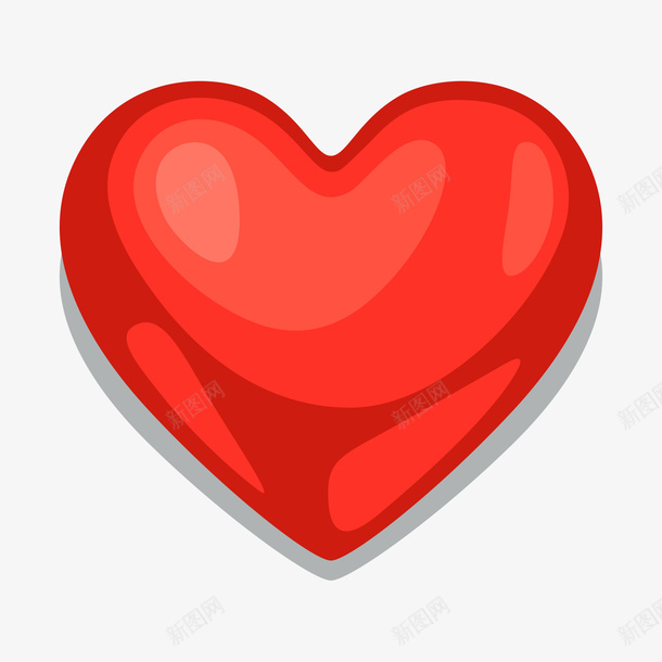 红灰色的立体心形矢量图ai免抠素材_88icon https://88icon.com 心形 灰色 爱情 立体 立体心形 红色 红色心形 矢量图