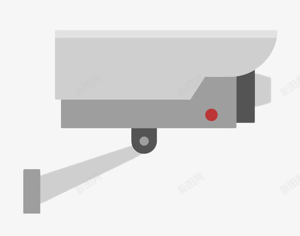 白灰色手绘监控探头png免抠素材_88icon https://88icon.com 卡通探头 手绘 探头 灰白色 监控 监视探头 监视摄像头