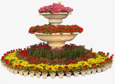 彩色花朵公园装饰png免抠素材_88icon https://88icon.com 公园 彩色 花朵 装饰