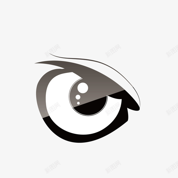 微张的眼睛png免抠素材_88icon https://88icon.com 微张 眼珠 眼球 眼睛 眼睫毛 素描 黑白色