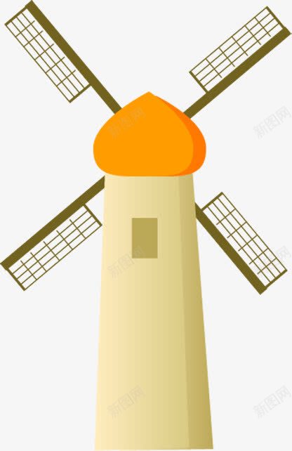 黄色卡通郊外美景png免抠素材_88icon https://88icon.com 卡通 美景 郊外 黄色