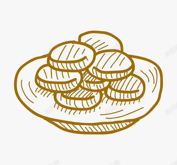 一碗糕点美食素描图png免抠素材_88icon https://88icon.com 小碗 简图 糕点 素描图 美味的 美食 食物