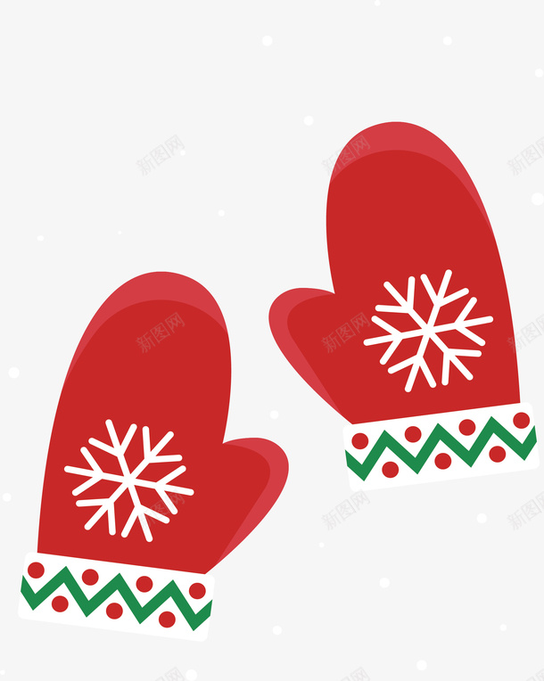 雪花花纹暖冬手套矢量图ai免抠素材_88icon https://88icon.com 圣诞手套 圣诞节 手套 暖冬手套 矢量png 红色手套 矢量图