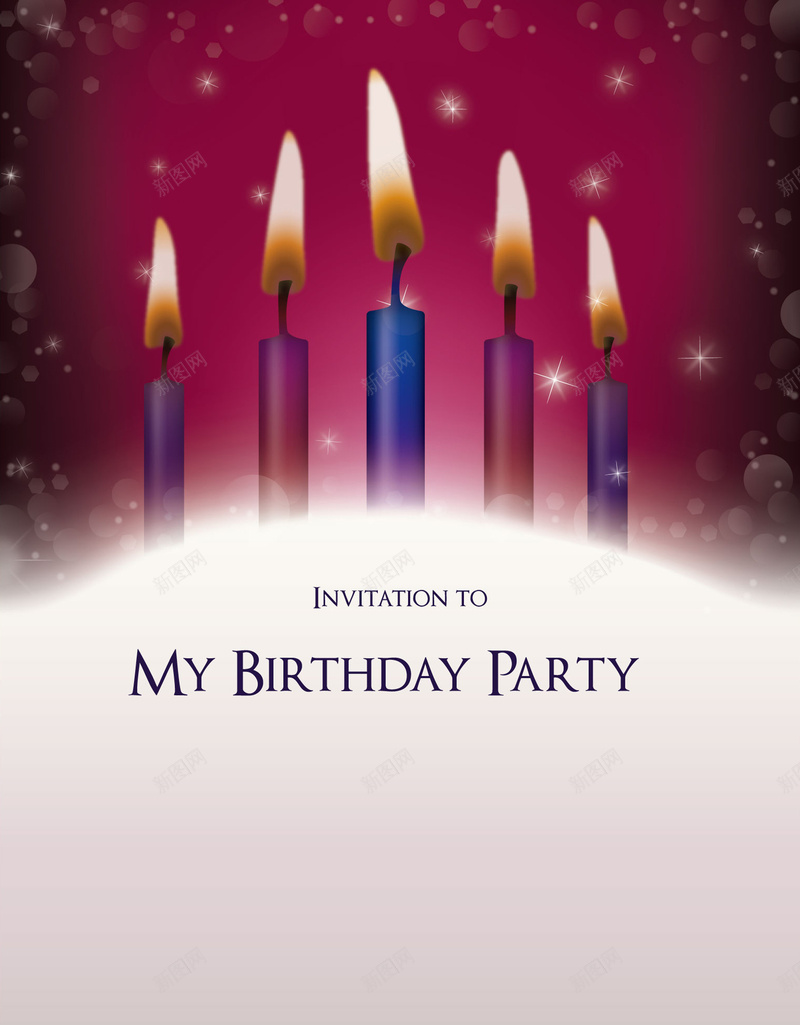 生日聚会PARTY邀请卡蜡烛背景模板矢量图ai设计背景_88icon https://88icon.com PARTY 卡通 手绘 生日聚会 矢量 童趣 背景 蜡烛 邀请卡 矢量图