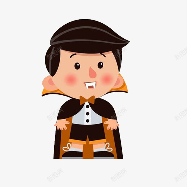 万圣节装扮的男孩png免抠素材_88icon https://88icon.com 万圣节 万圣节装扮的男孩 卡通手绘 黑色