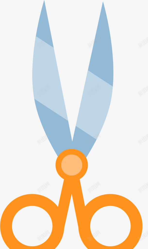 天蓝色卡通手绘剪刀矢量图ai免抠素材_88icon https://88icon.com 剪刀 天蓝色 天蓝色剪刀 扁平化剪刀 扁平的剪刀 手绘剪刀 矢量剪刀 矢量图