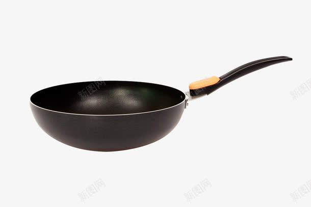 黑色炒锅png免抠素材_88icon https://88icon.com 单柄 烹饪 食物