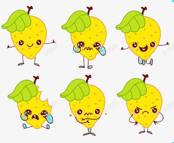 卡通梨子png免抠素材_88icon https://88icon.com 动漫 卡通水果 手绘水果 黄色