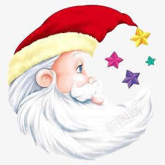 卡通可爱圣诞老人头像图案png免抠素材_88icon https://88icon.com 卡通人物 可爱 圣诞老人头像
