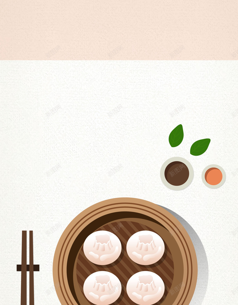 矢量传统手绘扁平化面食背景ai设计背景_88icon https://88icon.com 传统美食 传统面食 传统食品 包子 卡通 吃货 小笼包 扁平化 手绘 竹帘 蒸笼 蒸饺 面食 饺子 矢量图