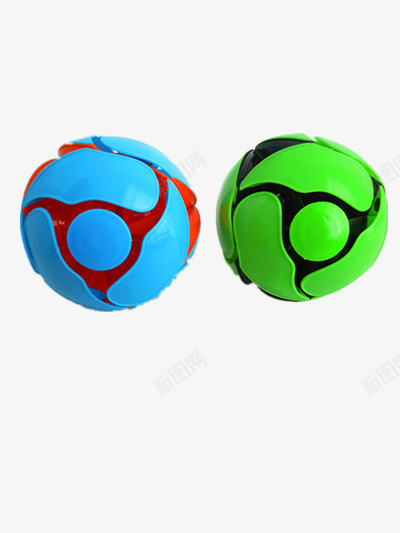 篮绿变速球png免抠素材_88icon https://88icon.com 变速球 玩具素材 蓝色元素