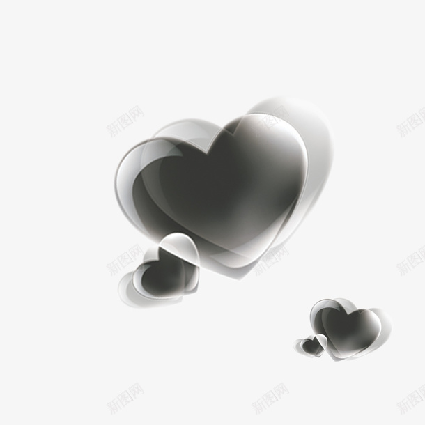 爱心泡泡psd免抠素材_88icon https://88icon.com 主流 泡泡 爱心 装饰
