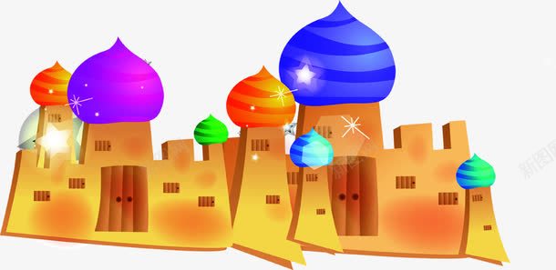 六一儿童节61卡通城堡装饰png免抠素材_88icon https://88icon.com 61 六一儿童节 卡通 城堡 装饰