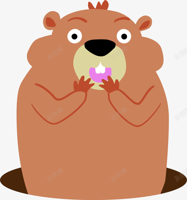 卡通地鼠矢量图ai免抠素材_88icon https://88icon.com 动物 卡通 卡通地鼠 卡通手绘 卡通手绘土拨鼠 土拨鼠 地鼠 手绘动物 矢量图