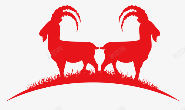 两只羊剪影图案png免抠素材_88icon https://88icon.com 剪影设计 动物剪影 羊 羊剪影 羊图案 羊立体剪影 领头羊