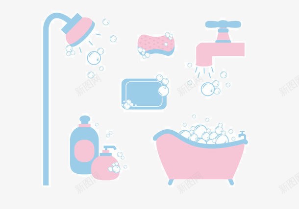 家用洗护卫生用品肥皂png免抠素材_88icon https://88icon.com 健康 卫生 家用 彩色 杀菌 沐浴