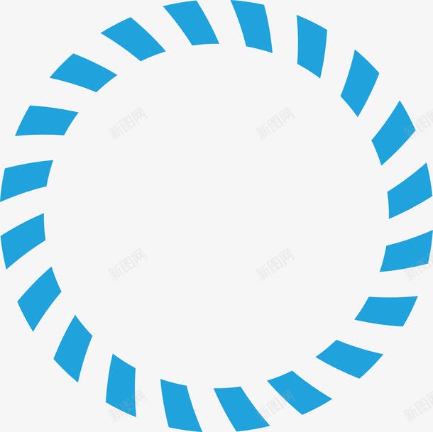 可爱蓝色圆形虚线圆png免抠素材_88icon https://88icon.com 圆形 圆形矢量 圆形素材 矢量虚线圆素材 虚线圆 虚线圆元素 虚线圆矢量 虚线圆素材
