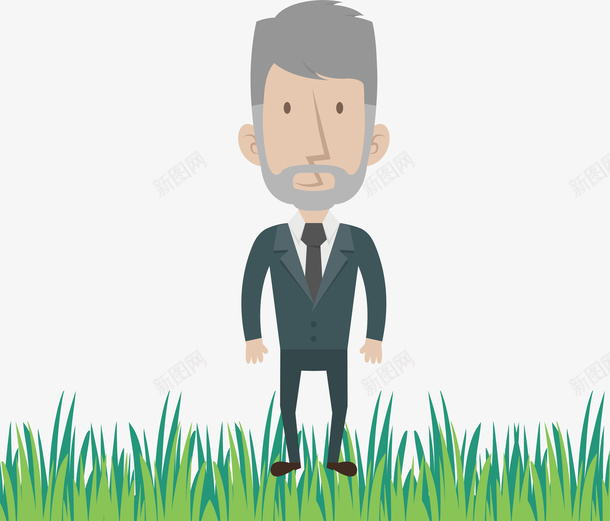卡通手绘络腮胡人物矢量图ai免抠素材_88icon https://88icon.com 人士 人物 医生卡通 卡通 卡通人物 卡通女郎 商务男士 工人 络腮胡人物 职业 音乐家 矢量图