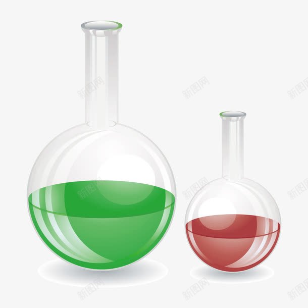 化学实验烧瓶png免抠素材_88icon https://88icon.com 化学实验 化学试剂 烧瓶