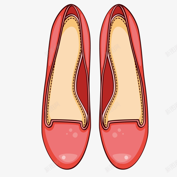 精美女平底鞋矢量图ai免抠素材_88icon https://88icon.com 女鞋 平底鞋 精美 矢量图