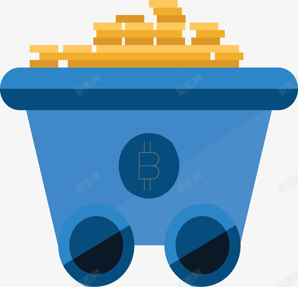 互联网比特币挖矿矢量图ai免抠素材_88icon https://88icon.com 互联网 挖矿 比特币 比特币挖矿 矢量png 金融 矢量图