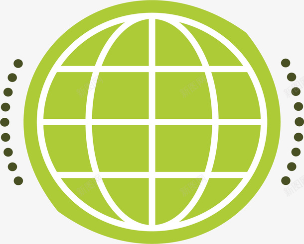 绿色地球环保标签矢量图ai免抠素材_88icon https://88icon.com 地球 地球形状 地球日 地球标签 矢量png 绿色地球 矢量图