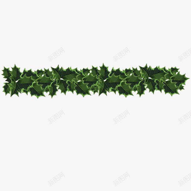 绿色植物底边png免抠素材_88icon https://88icon.com 植物底边 绿色植物