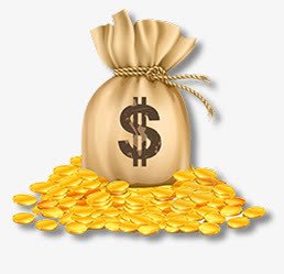 装饰钱袋金币美元符号png免抠素材_88icon https://88icon.com 符号 美元 装饰 金币 钱袋