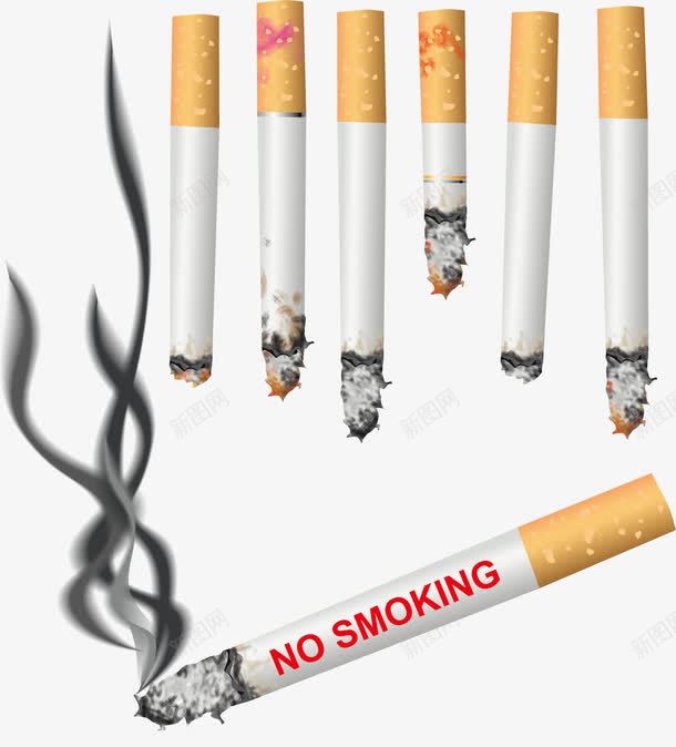 戒烟广告矢量图ai免抠素材_88icon https://88icon.com NO SMOKING nosmoking 广告设计 戒烟 戒烟图 烟卷 矢量图 禁止吸烟