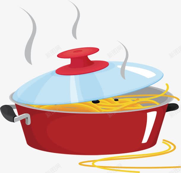 美味的面条png免抠素材_88icon https://88icon.com 意大利面 烹饪 煮面条 电煮锅 矢量素材