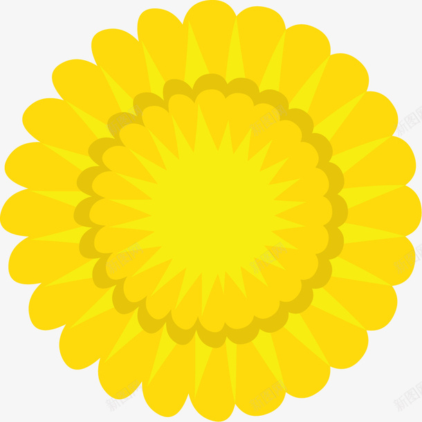 圆盘黄花矢量图eps免抠素材_88icon https://88icon.com 圆盘 浅黄色花 淡黄色 淡黄色花 花朵 黄色 矢量图