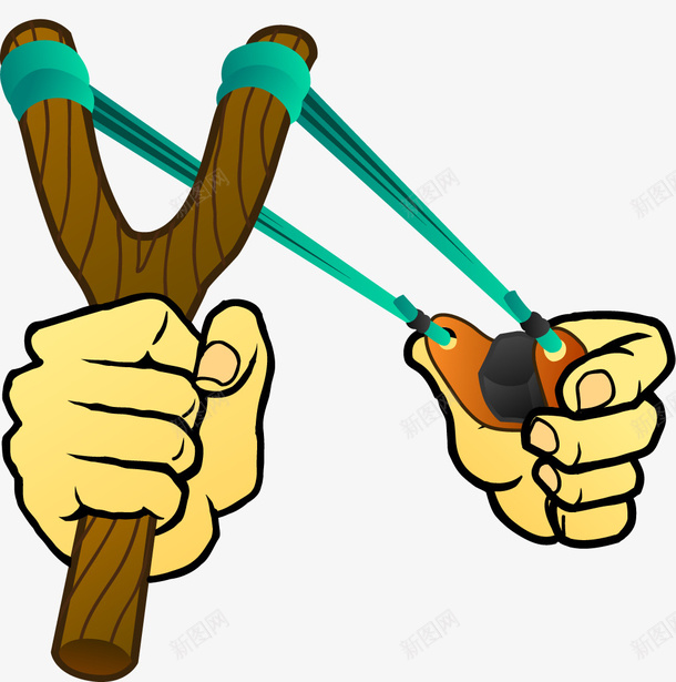 儿童玩具弹弓矢量图eps免抠素材_88icon https://88icon.com 儿童玩具 卡通风格 弹弓 扁平风格 木质弹弓 玩具弹弓 玩弹弓 矢量图