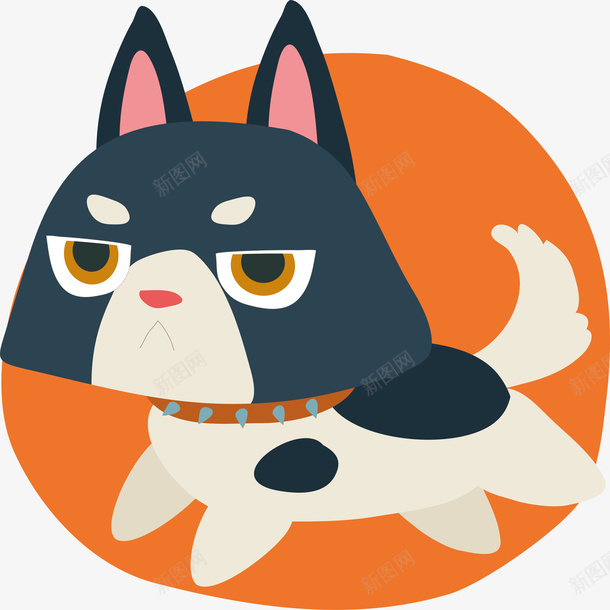 卡通跑步的小狗狗插画矢量图ai免抠素材_88icon https://88icon.com 动物 可爱 小狗狗插画 插画 跑步 跑步狗狗 矢量图
