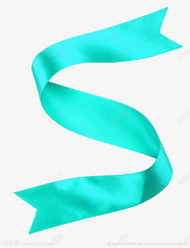 绿色彩带png免抠素材_88icon https://88icon.com 丝带 彩带 绸带 绿色