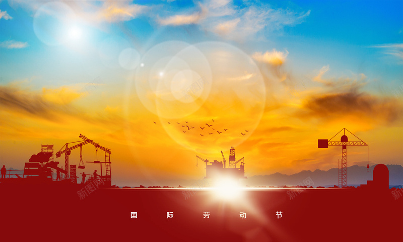 劳动节海报背景0psd设计背景_88icon https://88icon.com 海报 背景 艺术字 节日