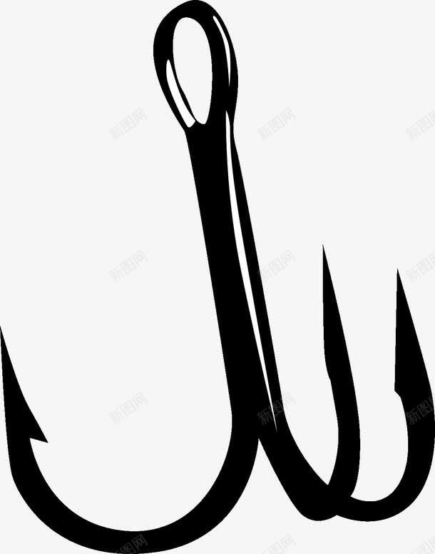 卡通黑色钓鱼行业鱼钩png免抠素材_88icon https://88icon.com png 钓鱼行业 鱼钩 黑色