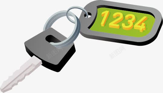 汽车钥匙png免抠素材_88icon https://88icon.com 手绘 汽车用品 钥匙