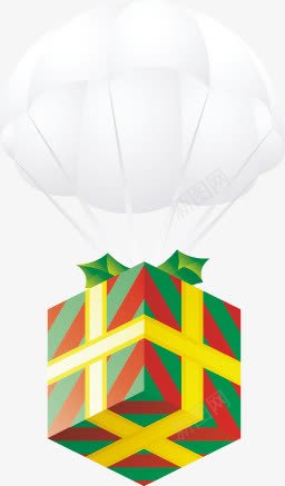 圣诞节礼盒空中降落png免抠素材_88icon https://88icon.com 圣诞快乐 圣诞节 圣诞节礼盒空中降落 礼盒 空中降落