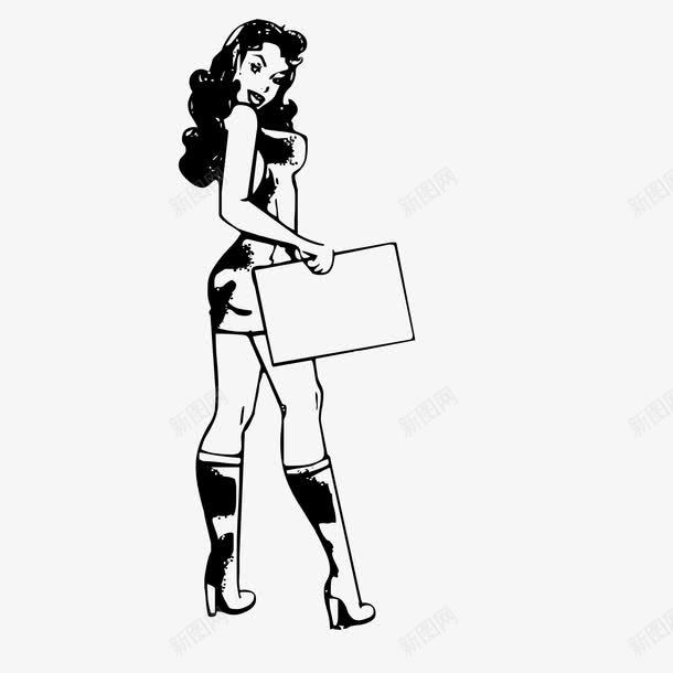 卡通人物png免抠素材_88icon https://88icon.com 卡通 卡通人物 手绘 插画 时尚女郎 表情包 高清壁纸 黑白画