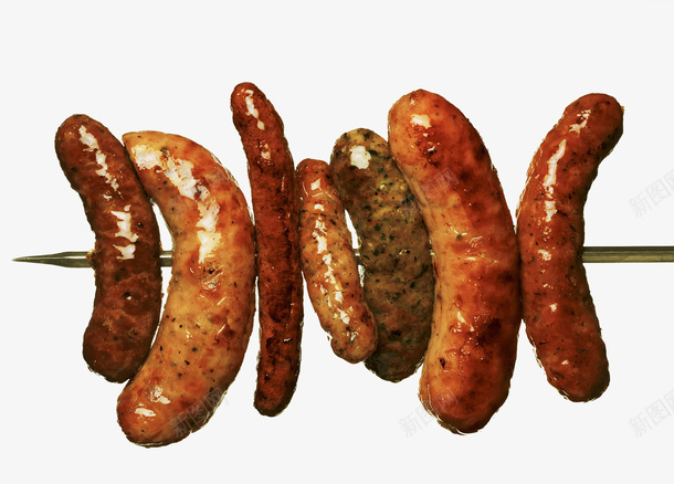 手绘烤香肠串png免抠素材_88icon https://88icon.com 加工食品 手绘烤肠 烤肠 烤香肠 烧烤 肉食 荤菜
