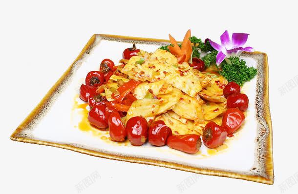 泡椒板筋png免抠素材_88icon https://88icon.com 中华美食 传统美食 美味熟菜 餐饮美食 麻辣泡椒板筋