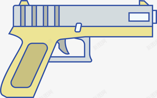 动漫手绘装备手枪矢量图ai免抠素材_88icon https://88icon.com 动漫 手枪 手绘手枪 武器 装备手枪 金属手枪 矢量图