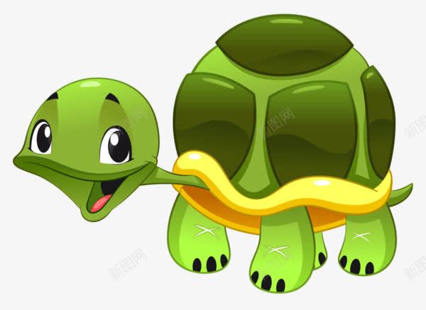 绿色小乌龟png免抠素材_88icon https://88icon.com 卡通 小乌龟 手绘 绿色